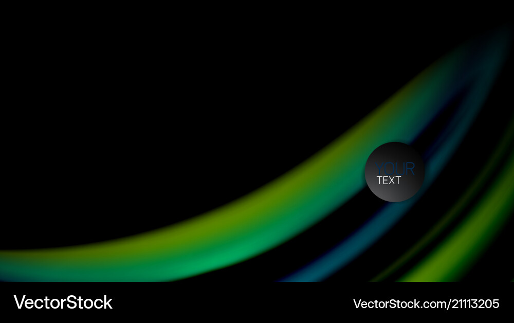 Blur color wave lines abstract background Vector Image