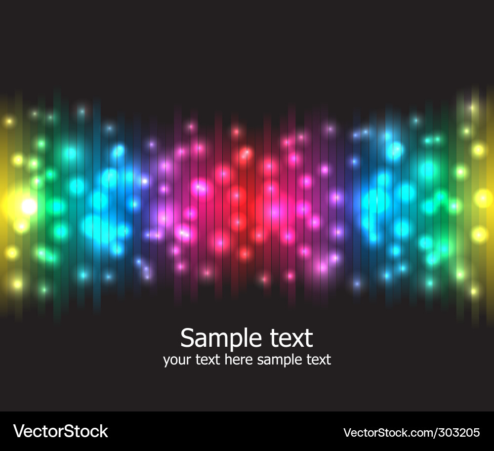Colorful Spectrum Background Vector Image