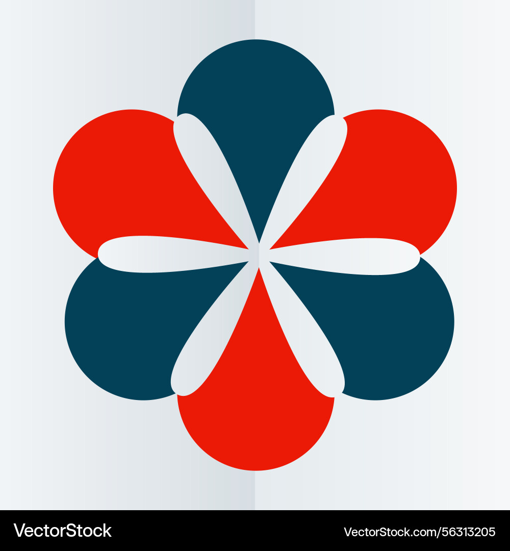 Dynamic radial style Vector Image