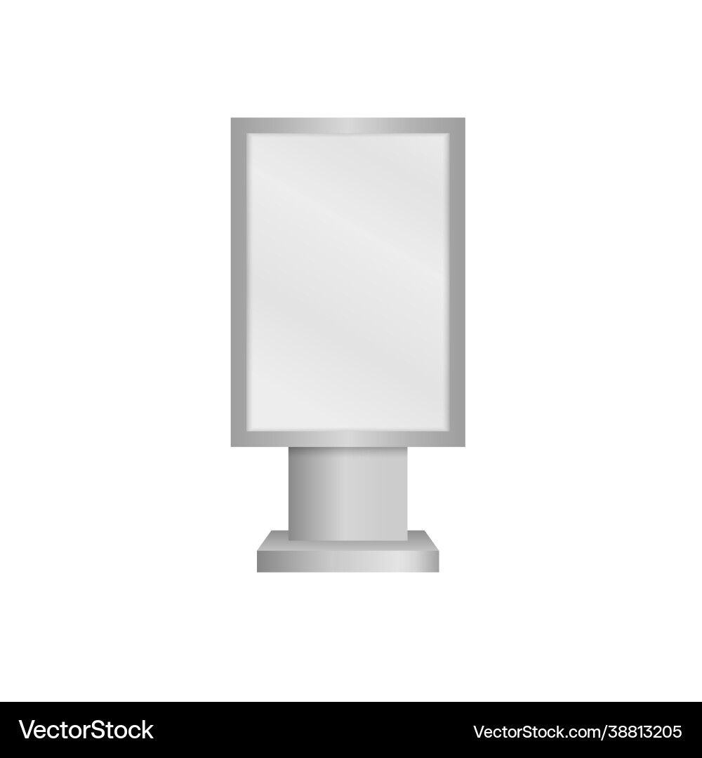 Posters or billboard urban banners for advertising Posters or billboard urban banners for advertising vector image