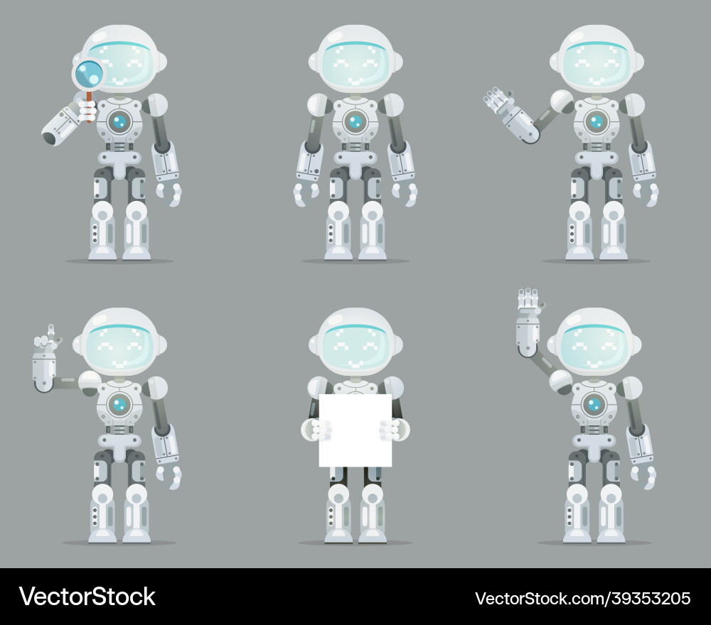Robot android artificial intelligence futuristic Robot android artificial intelligence futuristic vector image