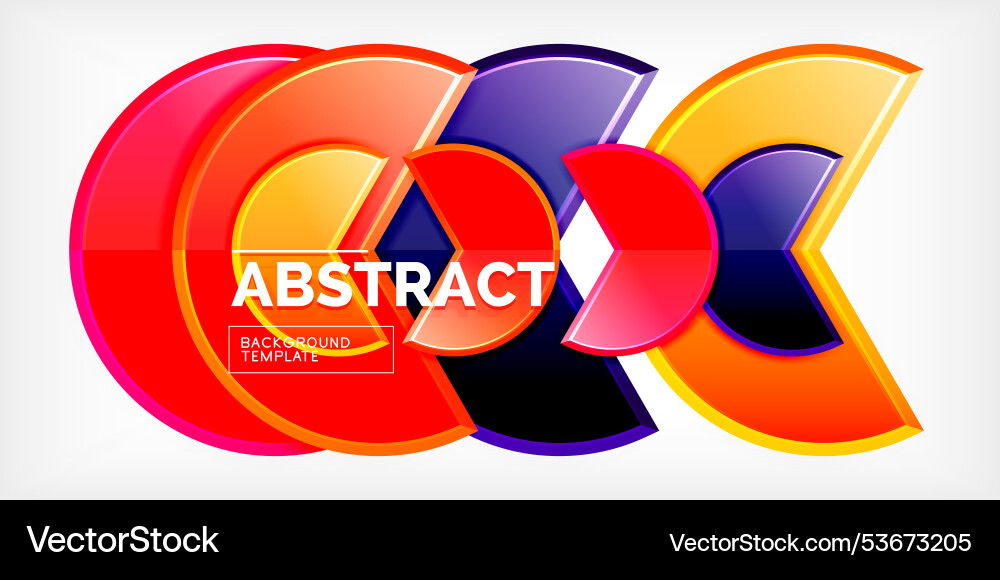 Trendy round shapes with triangular angle design Trendy round shapes with triangular angle design Vector Image