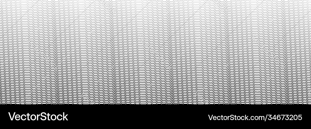 Wide rectangular format wavy waving zig-zag Wide rectangular format wavy waving zig-zag Vector Image