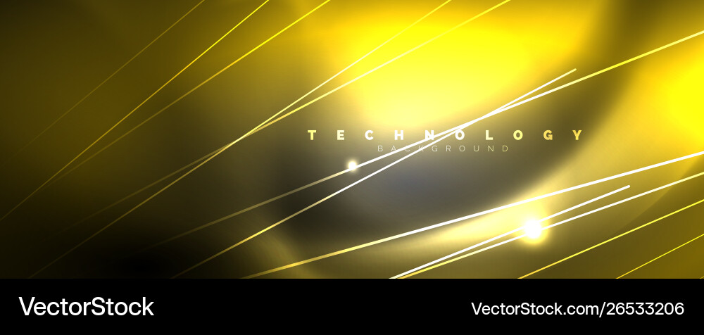 Color light with lines outer space background vector image