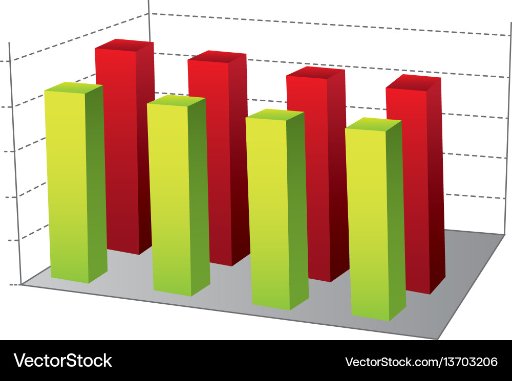 Data statistic graphics concepto Vector Image