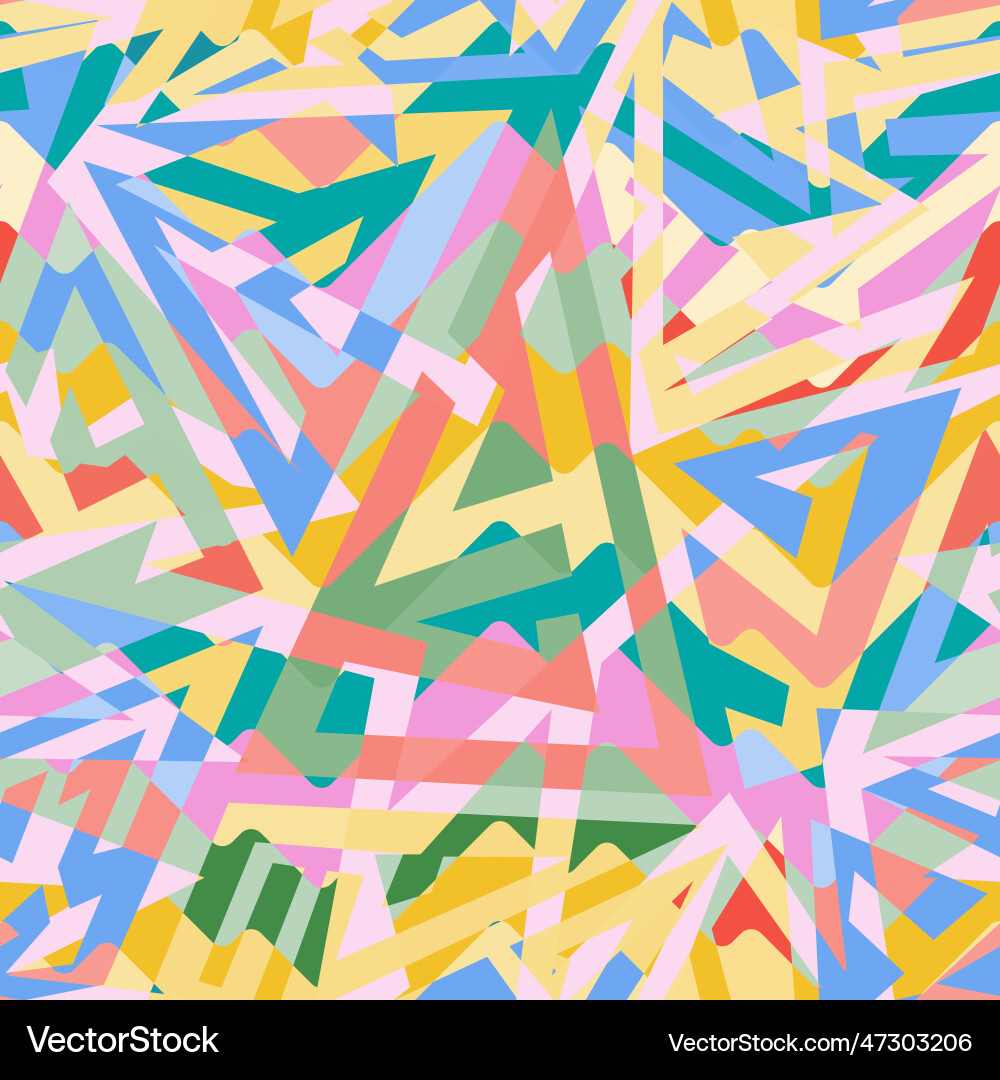 Geometric Triangle Pattern vector image