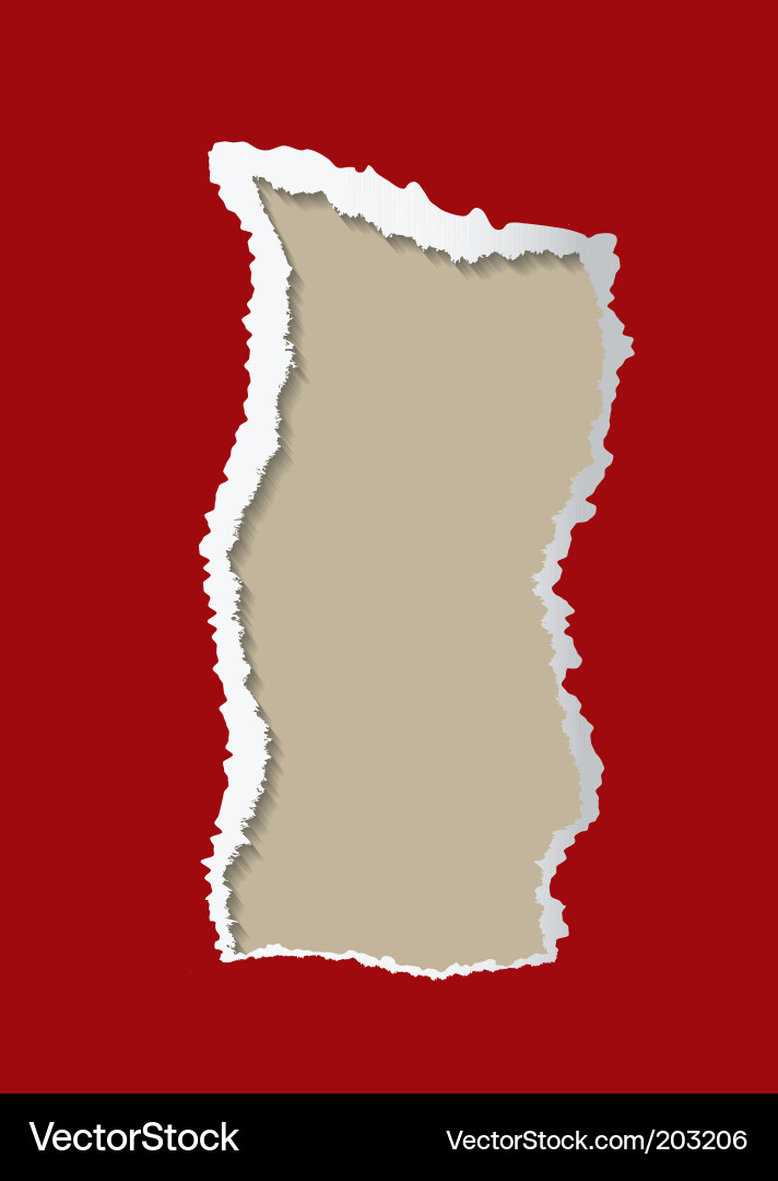 Paper rip hole Royalty Free Vector Image - VectorStock