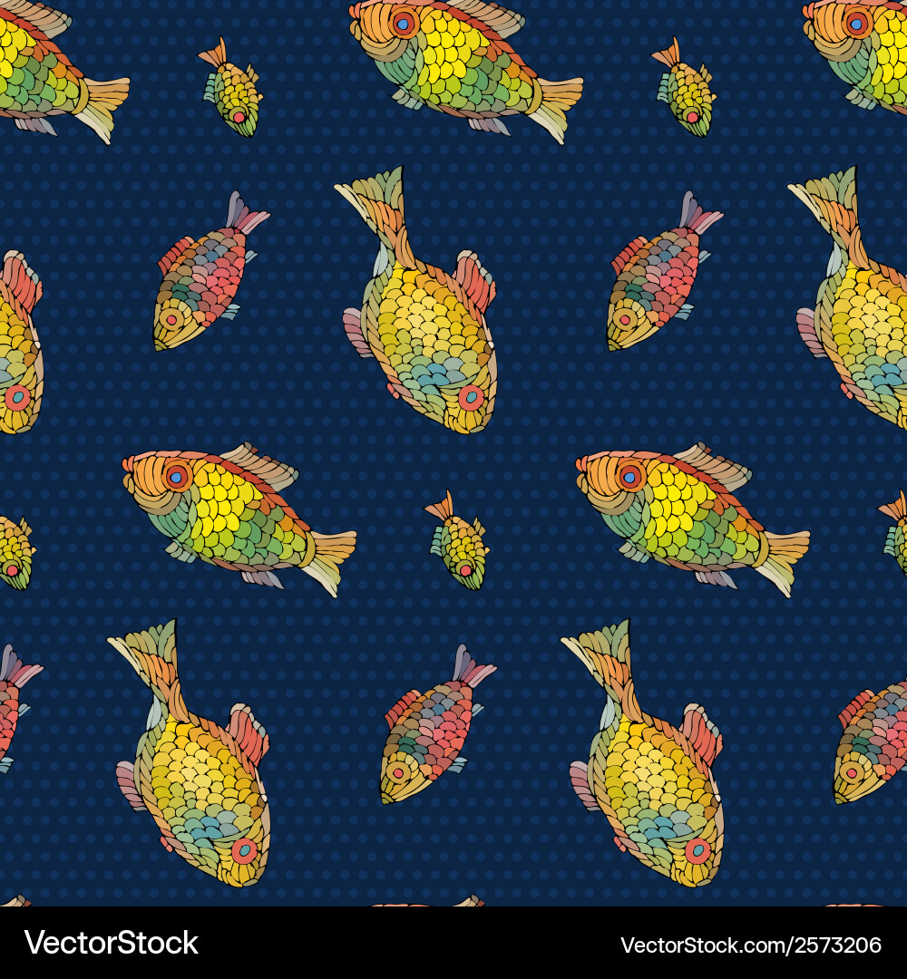 Seamless pattern vector image