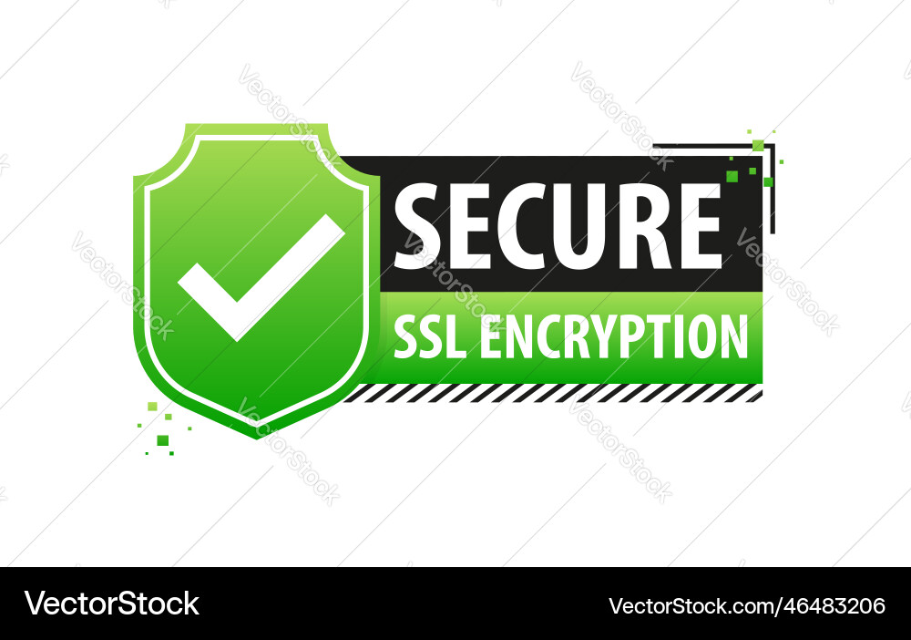 Secure connection ssl shield protected https Secure connection ssl shield protected https vector image