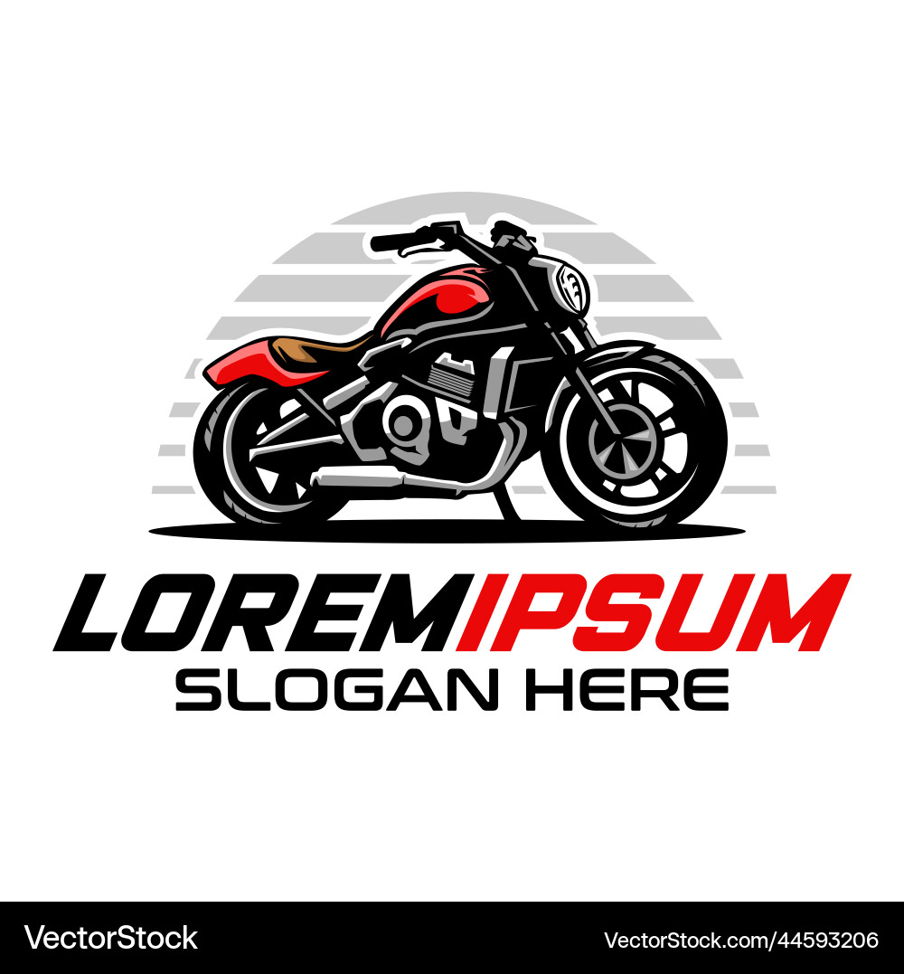Speed Demon Motorcycle Logo Vector Image