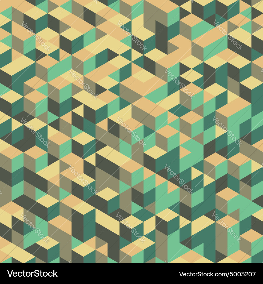 3d blocks structure background vector image