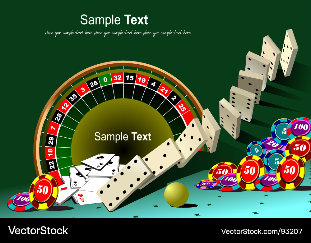 Casino Spiel Scatter Vektorbild