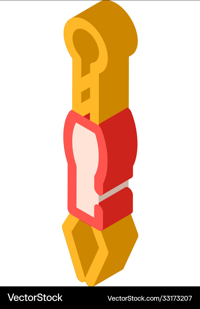 Cord for play game with cat isometric icon Vector Image