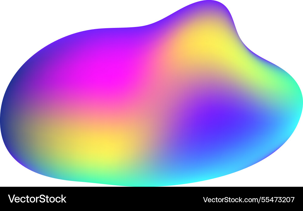 Creating a smooth gradient mesh vibrant Creating a smooth gradient mesh vibrant vector image
