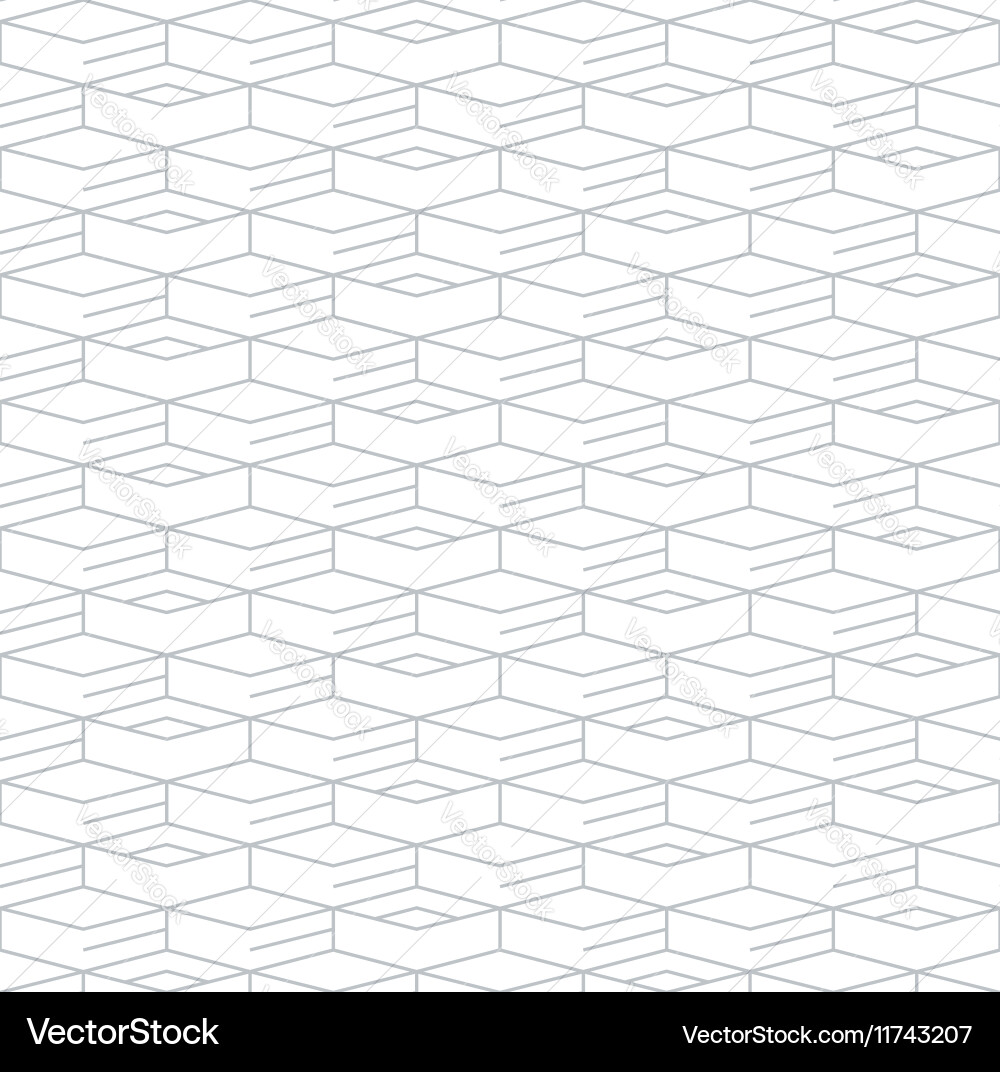 Geometric seamless pattern and background linear vector image