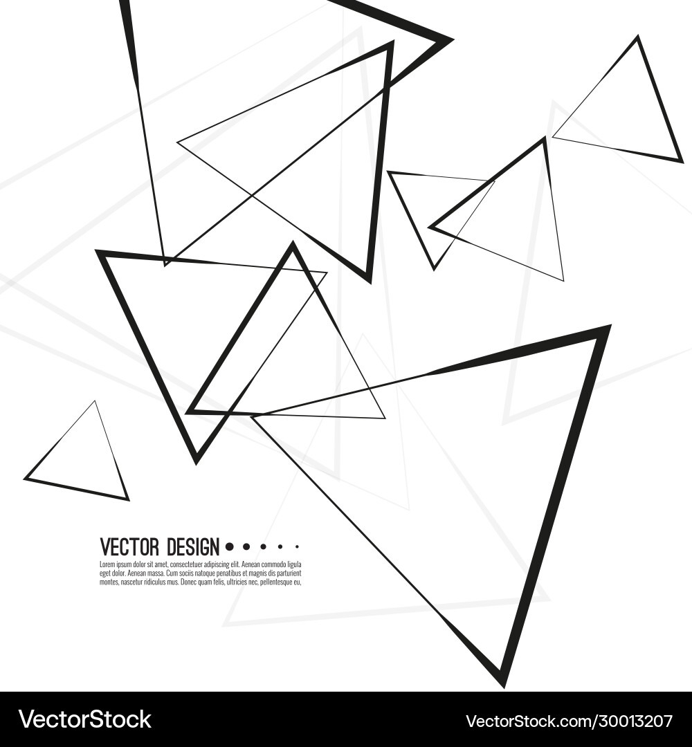 Intersecting triangles pattern Intersecting triangles pattern Vector Image