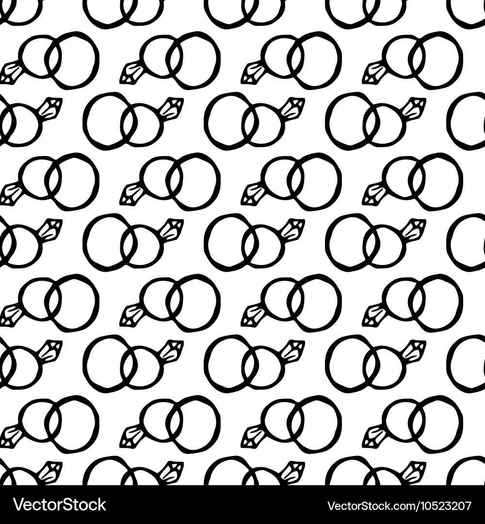 Seamless pattern design element vector image