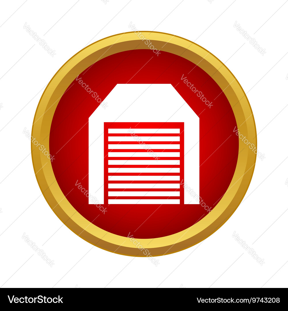 Identification army badge icon simple style Vector Image