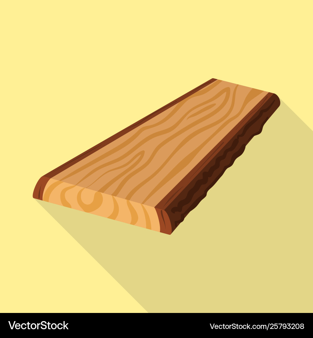 Isolated object plank and piece symbol set Vector Image