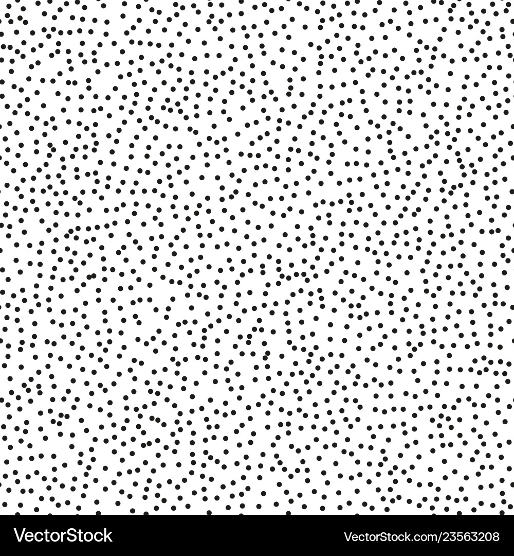 Monochrome Pointillist Dots Vector Image
