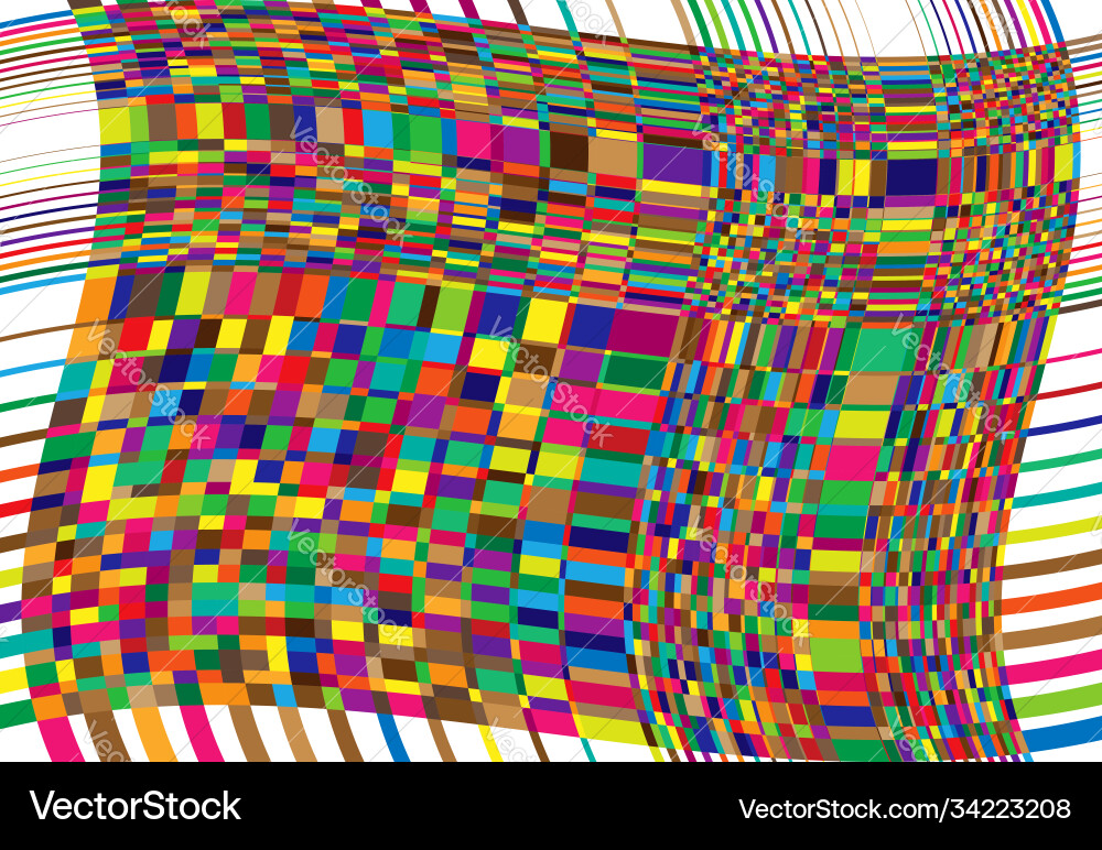 Mosaic background tessellation pattern colorful Mosaic background tessellation pattern colorful Vector Image