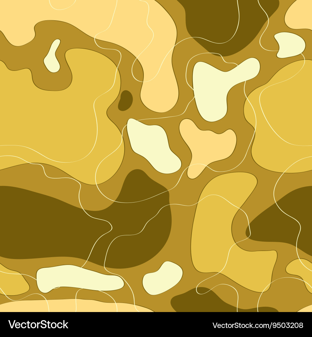 Pattern with the image of spots and lines khaki vector image