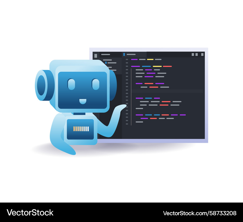 Robotic Systems & Technology Vector Image