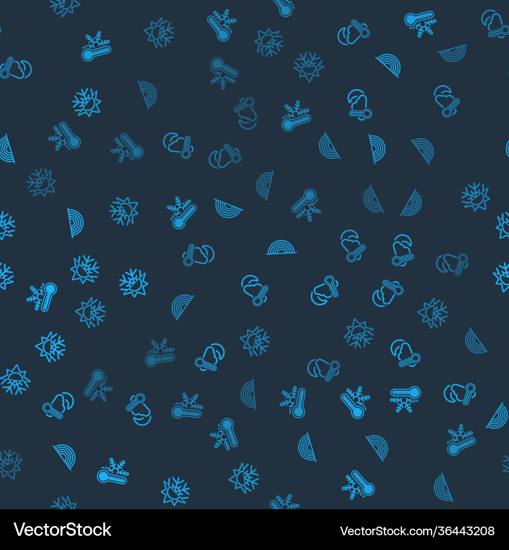 Set thermometer with snowflake and cloud moon Set thermometer with snowflake and cloud moon vector image