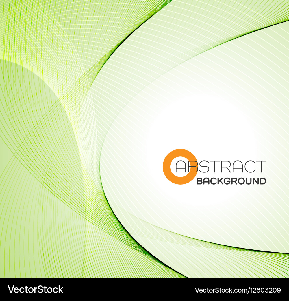 Abstract color wave design element vector image
