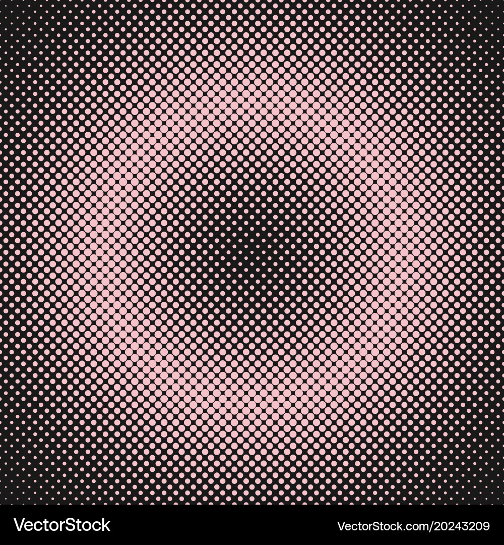 Abstract halftone circle pattern background vector image