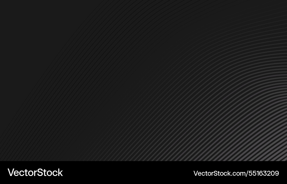 Dark abstract background with curve line Vector Image