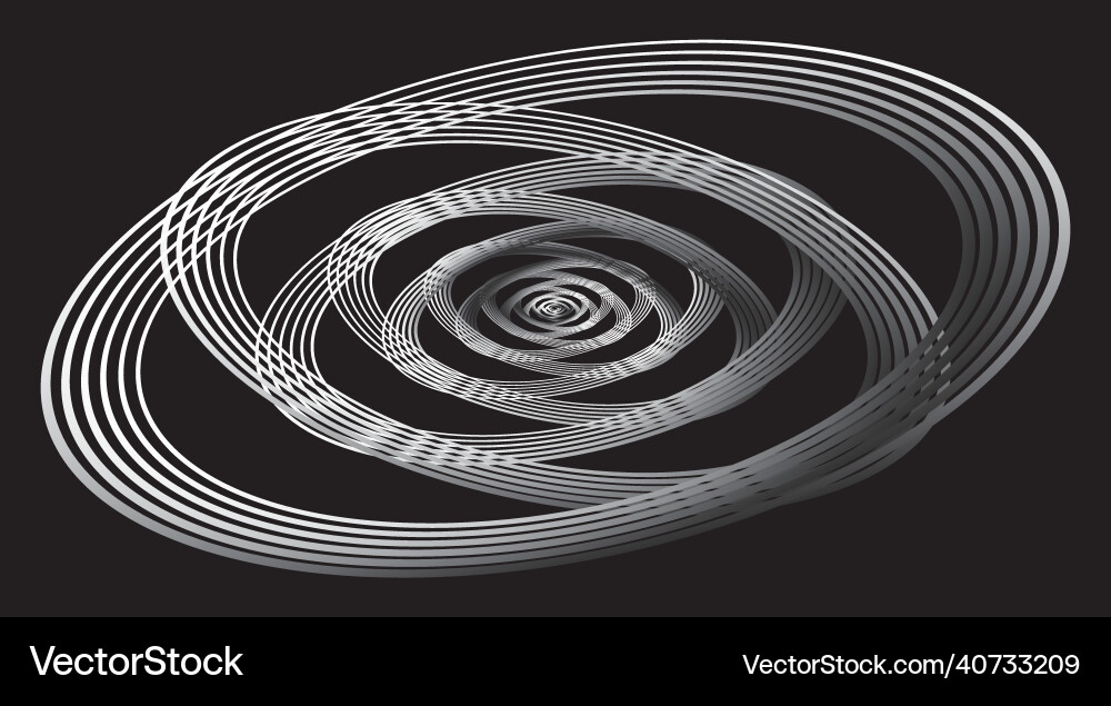 Halftone spiral pattern design element Halftone spiral pattern design element Vector Image