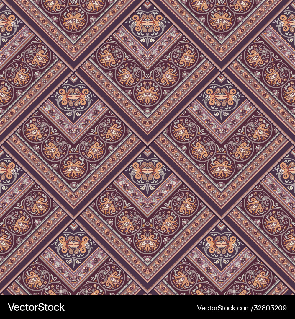 Nature patch pattern mosaic background Nature patch pattern mosaic background vector image