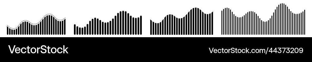 Set of graphs and charts information Set of graphs and charts information vector image