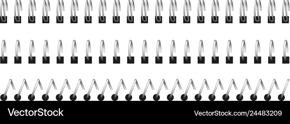 Spiral Notebook Binding vector image
