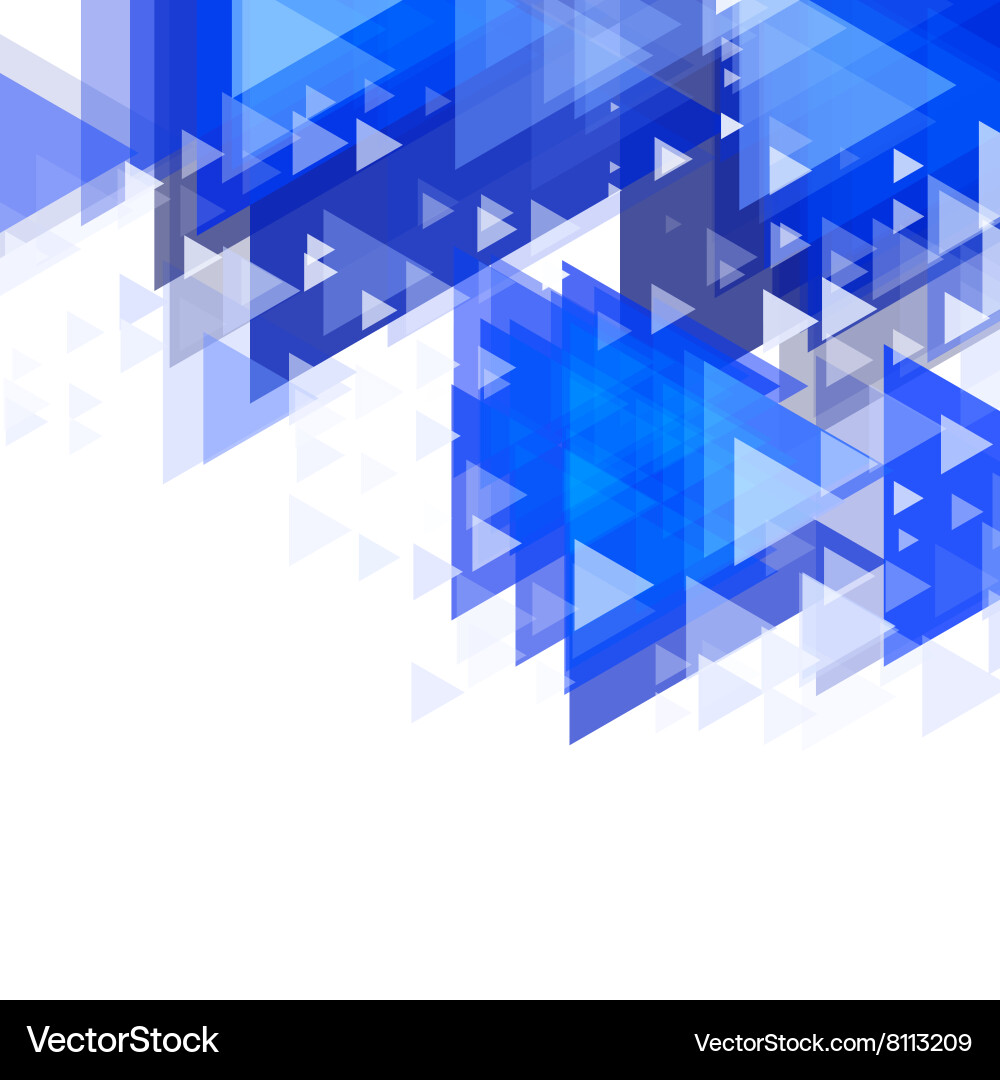 Triangles abstract background vector image