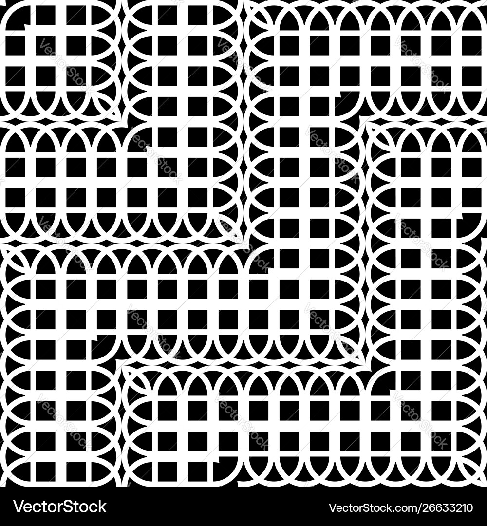 Design seamless monochrome zigzag pattern Vector Image