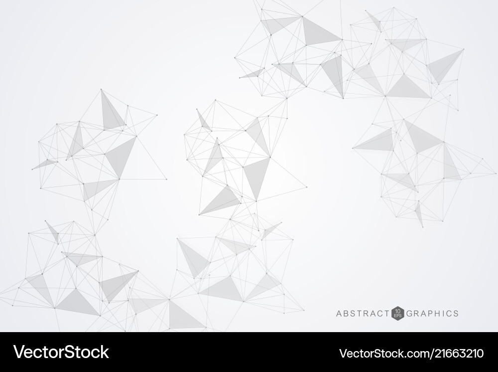 Geometric abstract background with connected line Geometric abstract background with connected line vector image