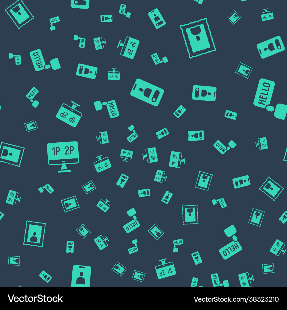 Set incoming call on mobile picture frame Vector Image