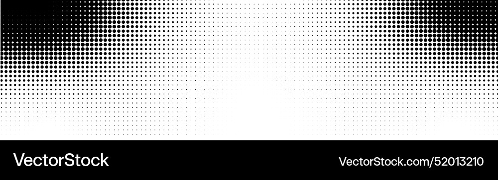 Wave halftone pattern dots background Vector Image