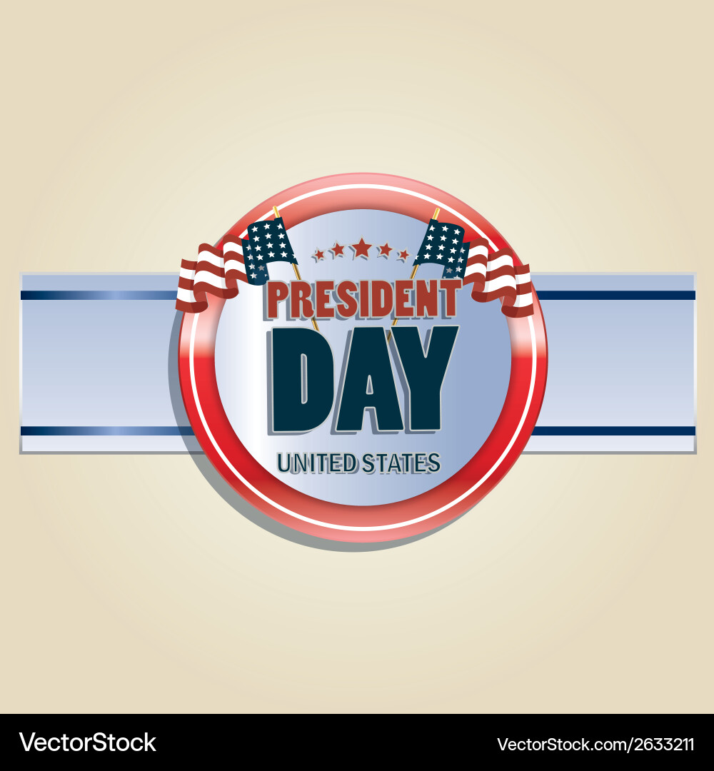 A colored round icon with some text and flags vector image