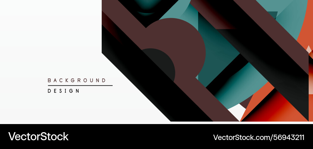 Abstract geometric background overlapping shapes Abstract geometric background overlapping shapes Vector Image