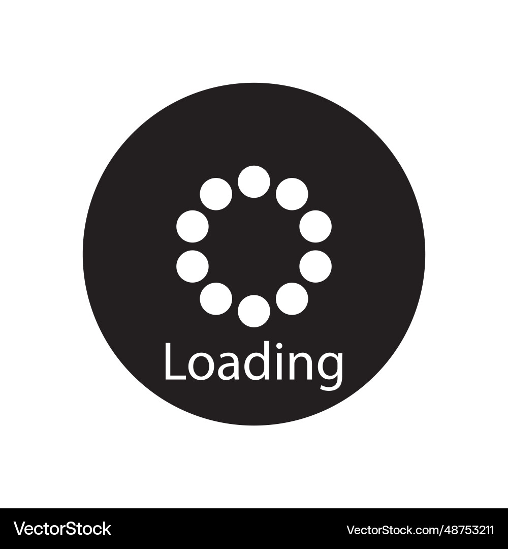 Loading icon Loading icon Vector Image