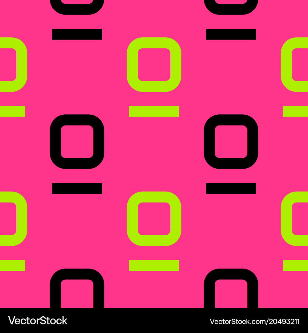 Monitor this seamless pattern vector image
