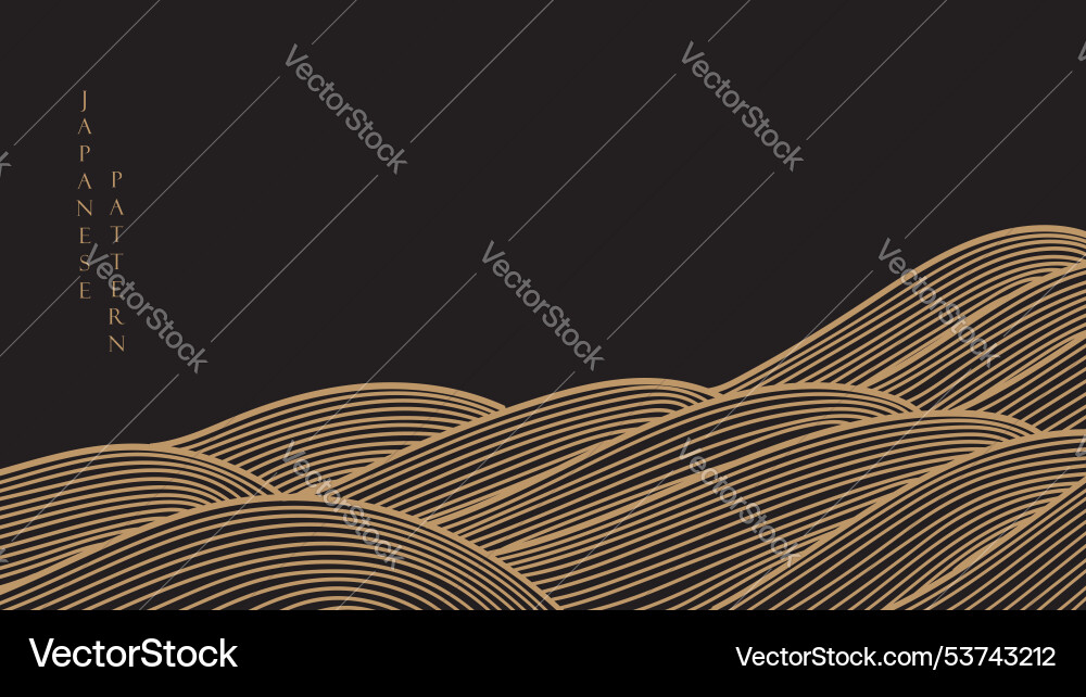 Abstract art template with geometric pattern Vector Image