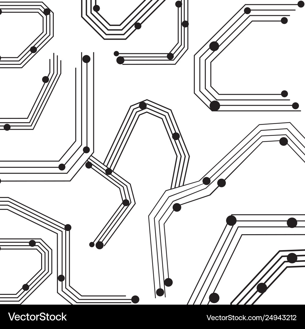 Circuit electronic pattern background Circuit electronic pattern background Vector Image