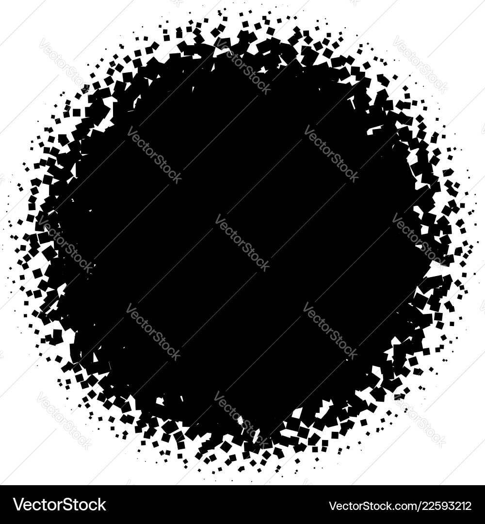 Halftone element with square or triangle instead Halftone element with square or triangle instead Vector Image
