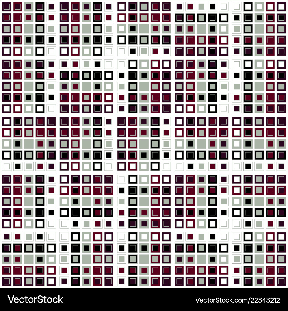 Random ordered squares Vector Image