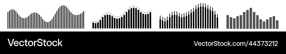 Set of graphs and charts information Set of graphs and charts information Vector Image