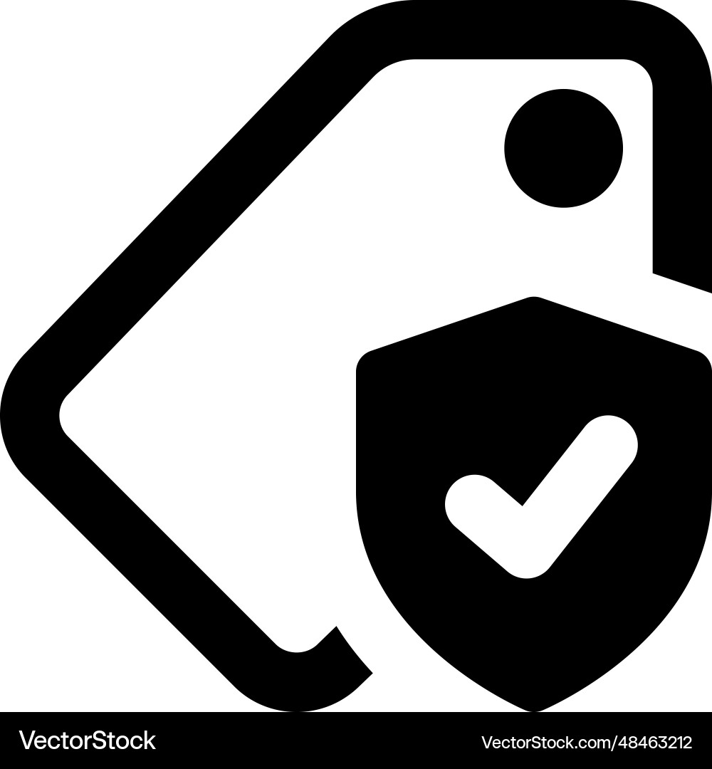 Smart price tag with sensor technology Vector Image